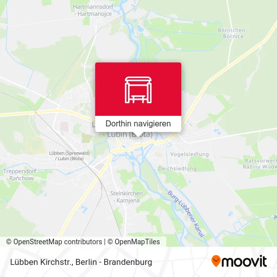 Lübben Kirchstr. Karte