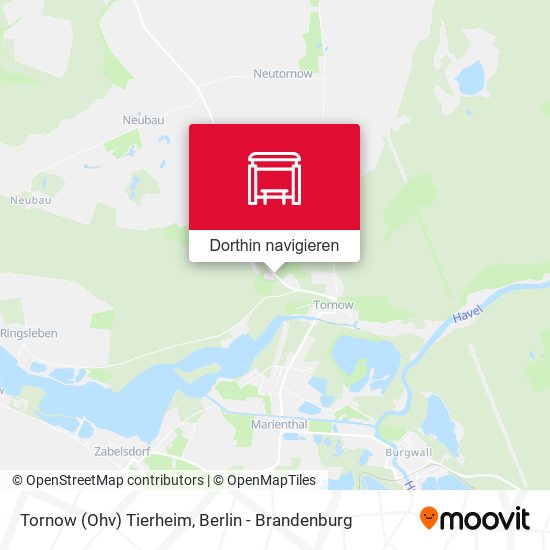 Tornow (Ohv) Tierheim Karte