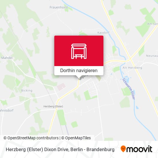 Herzberg (Elster) Dixon Drive Karte