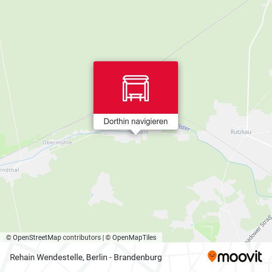 Rehain Wendestelle Karte