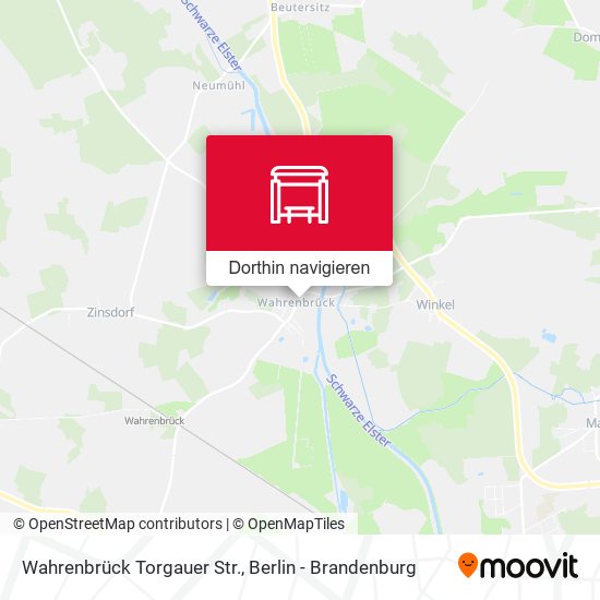 Wahrenbrück Torgauer Str. Karte