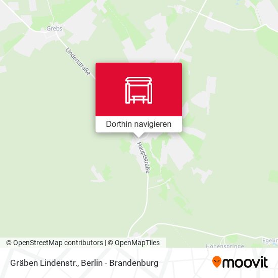 Gräben Lindenstr. Karte