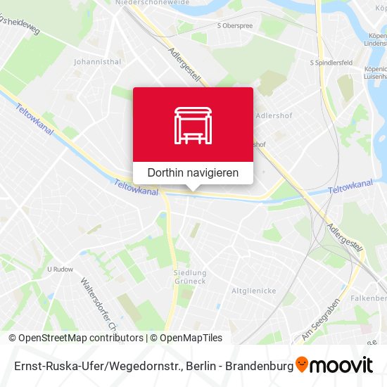 Ernst-Ruska-Ufer/Wegedornstr. Karte