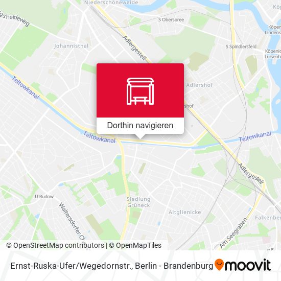 Ernst-Ruska-Ufer/Wegedornstr. Karte