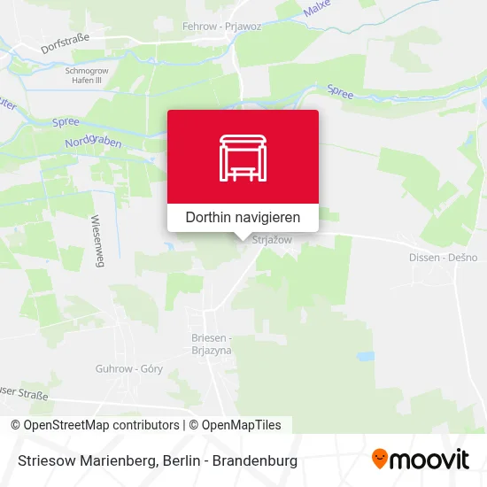 Striesow Marienberg Karte