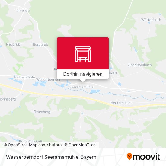 Wasserberndorf Seeramsmühle Karte