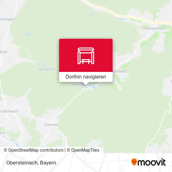 Obersteinach Karte