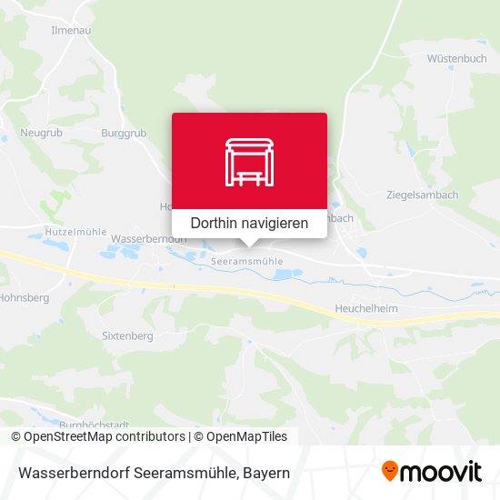 Wasserberndorf Seeramsmühle Karte