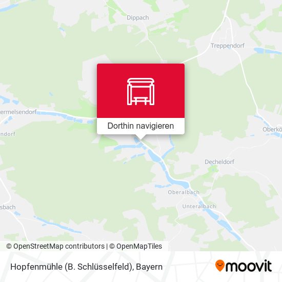 Hopfenmühle (B. Schlüsselfeld) Karte