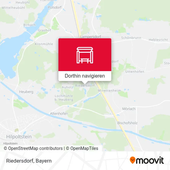 Riedersdorf Karte