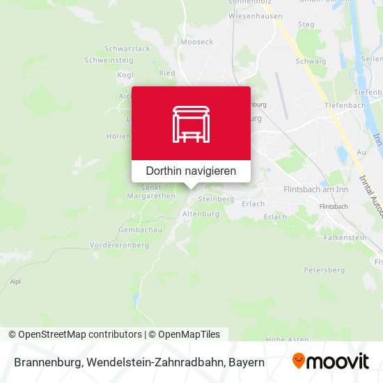Brannenburg, Wendelstein-Zahnradbahn Karte