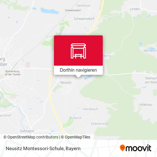 Neusitz Montessori-Schule Karte
