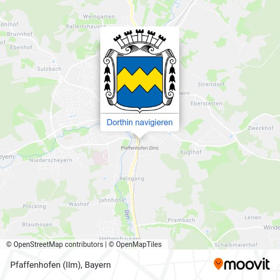 Pfaffenhofen (Ilm) Karte