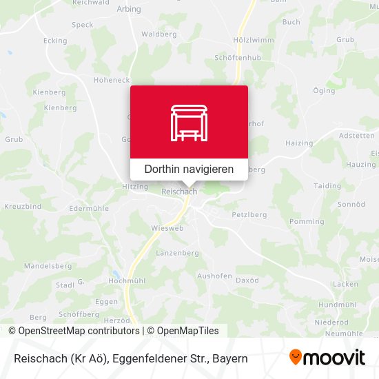 Reischach (Kr Aö), Eggenfeldener Str. Karte