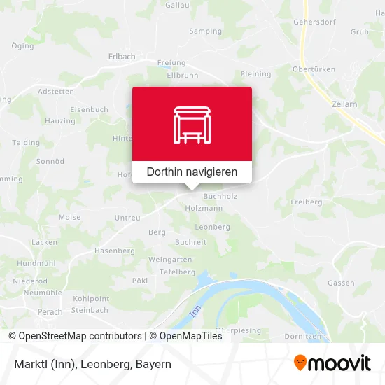 Marktl (Inn), Leonberg Karte