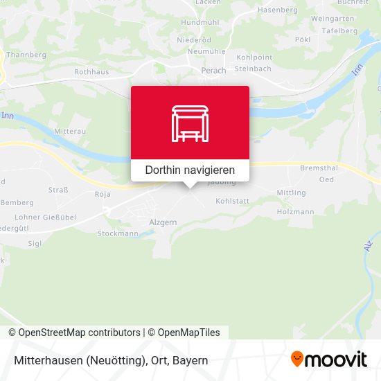 Mitterhausen (Neuötting), Ort Karte