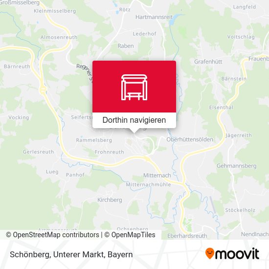 Schönberg, Unterer Markt Karte