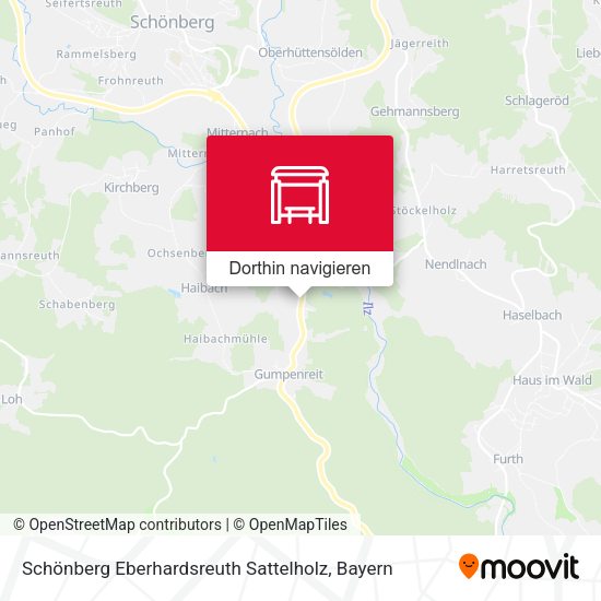 Schönberg Eberhardsreuth Sattelholz Karte