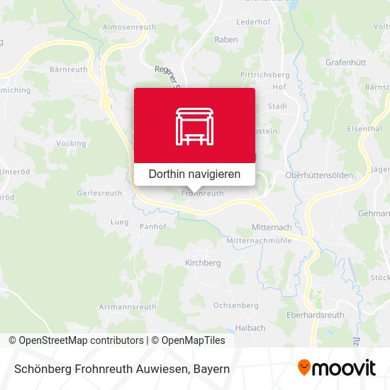 Schönberg Frohnreuth Auwiesen Karte