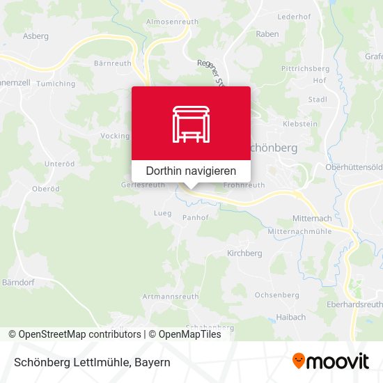 Schönberg Lettlmühle Karte