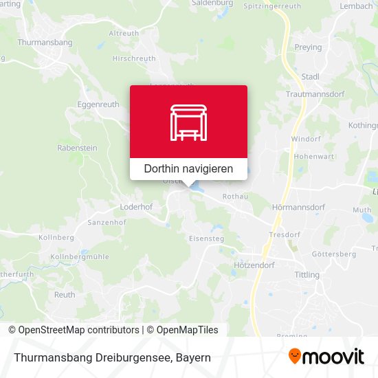 Thurmansbang Dreiburgensee Karte