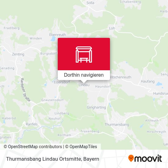 Thurmansbang Lindau Ortsmitte Karte