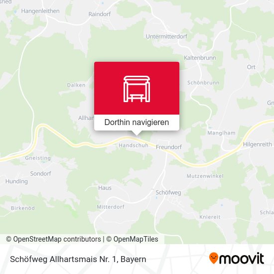 Schöfweg Allhartsmais Nr. 1 Karte