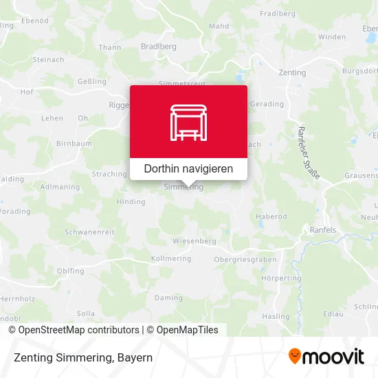 Zenting Simmering Karte