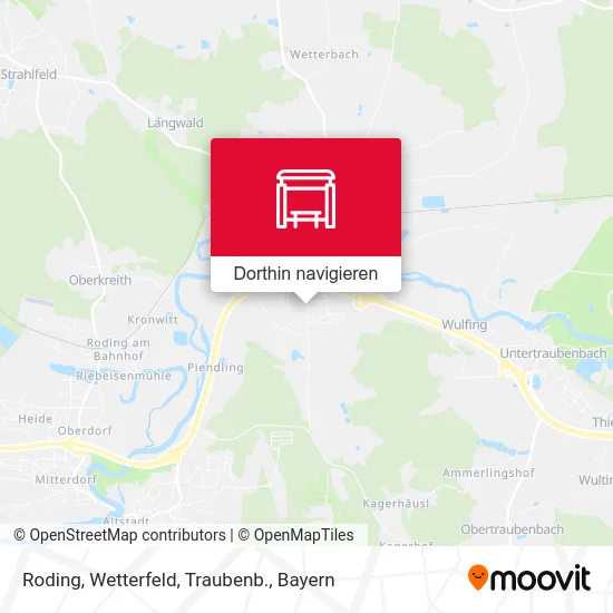 Roding, Wetterfeld, Traubenb. Karte