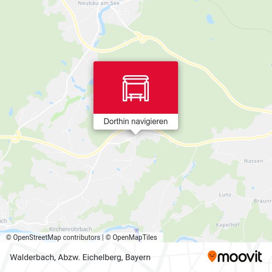 Walderbach, Abzw. Eichelberg Karte
