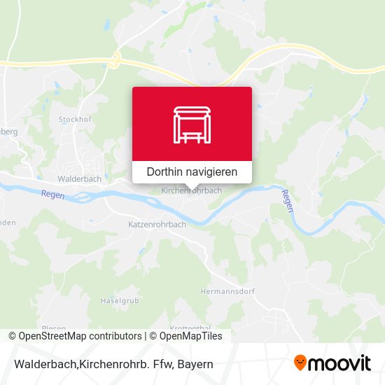 Walderbach,Kirchenrohrb. Ffw Karte