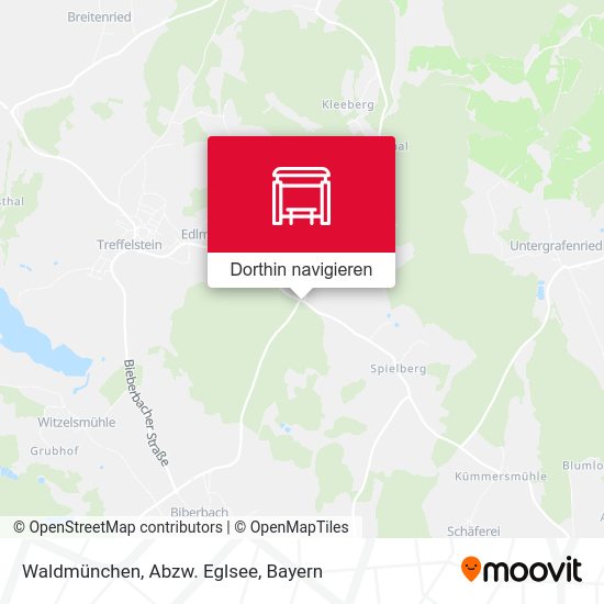 Waldmünchen, Abzw. Eglsee Karte