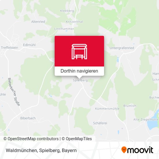 Waldmünchen, Spielberg Karte
