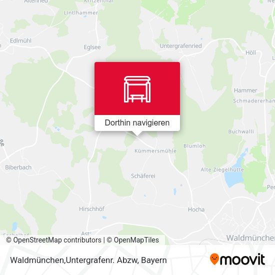 Waldmünchen,Untergrafenr. Abzw Karte