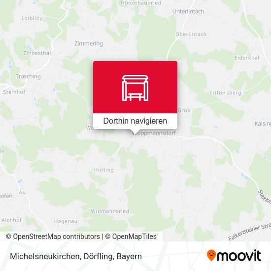 Michelsneukirchen, Dörfling Karte
