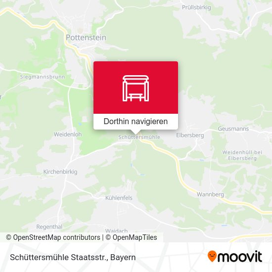 Schüttersmühle Staatsstr. Karte
