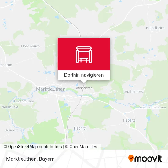Marktleuthen Karte