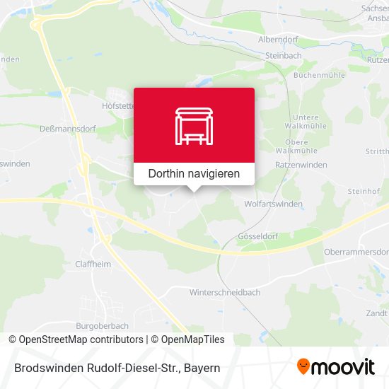 Brodswinden Rudolf-Diesel-Str. Karte