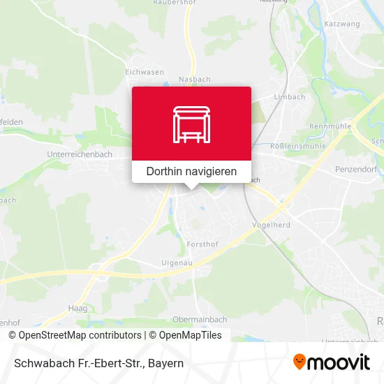 Schwabach Fr.-Ebert-Str. Karte