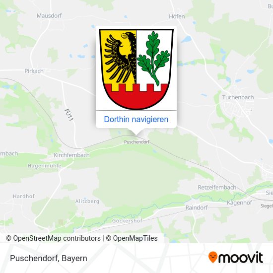 Puschendorf Karte