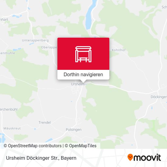Ursheim Döckinger Str. Karte