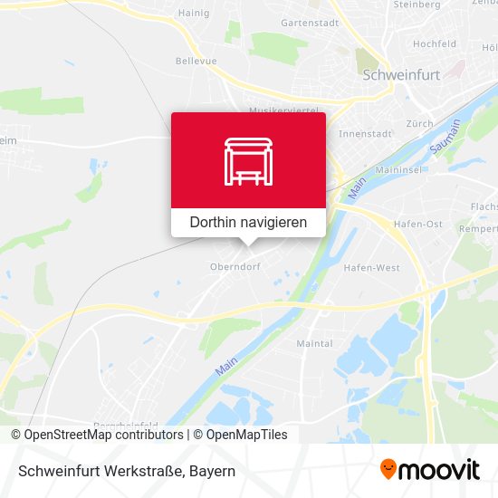Schweinfurt Werkstraße Karte