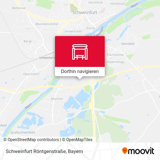Schweinfurt Röntgenstraße Karte