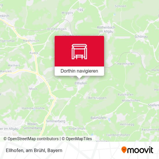 Ellhofen, am Brühl Karte