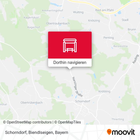 Schorndorf, Biendlseigen Karte