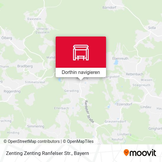 Zenting Zenting Ranfelser Str. Karte