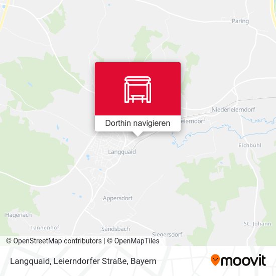 Langquaid, Leierndorfer Straße Karte