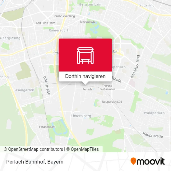 Perlach Bahnhof Karte