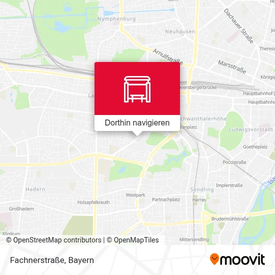 Fachnerstraße Karte