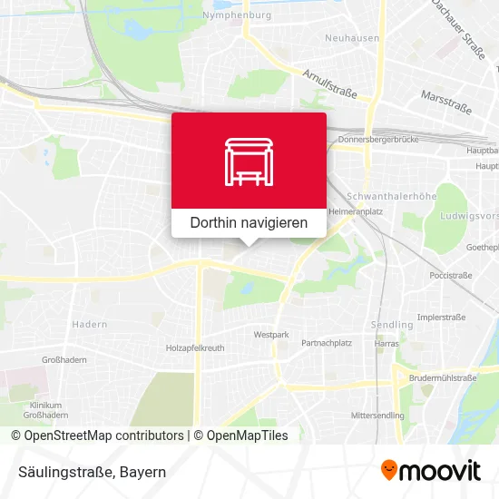 Säulingstraße Karte